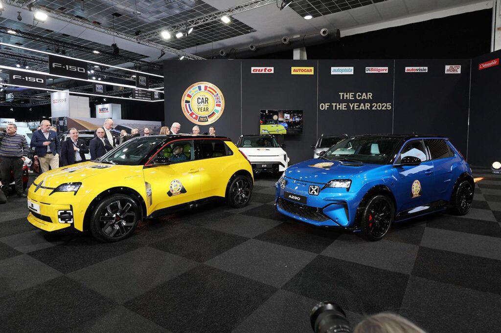 Renault 5 E-Tech Electric et Alpine A290 élues voitures de l'année 2025